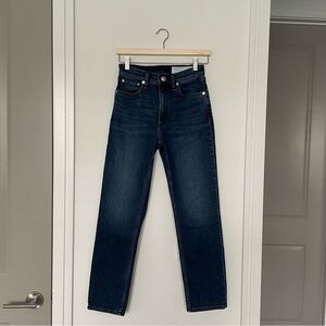 RAG & BONE • wren high rise ankle slim jeans in in ella
